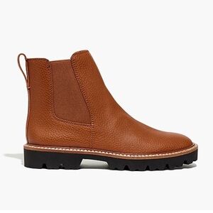 Madewell The Citywalk Lugsole Chelsea Boot Leather